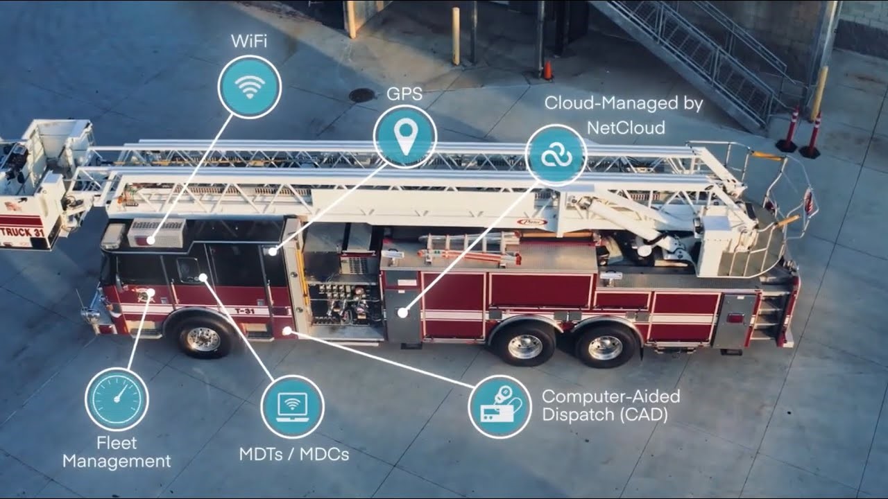 Communication and Connectivity Fire Truck