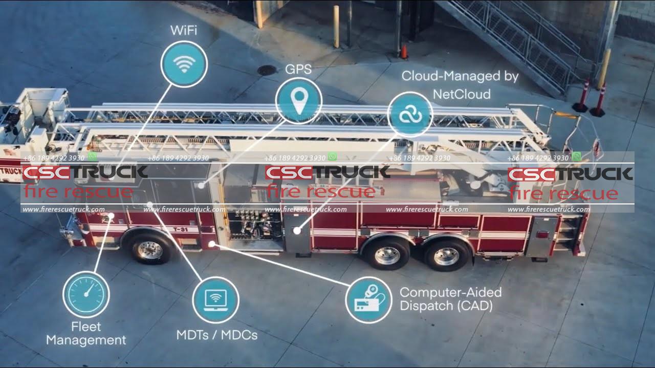 Communication and Connectivity Fire Truck