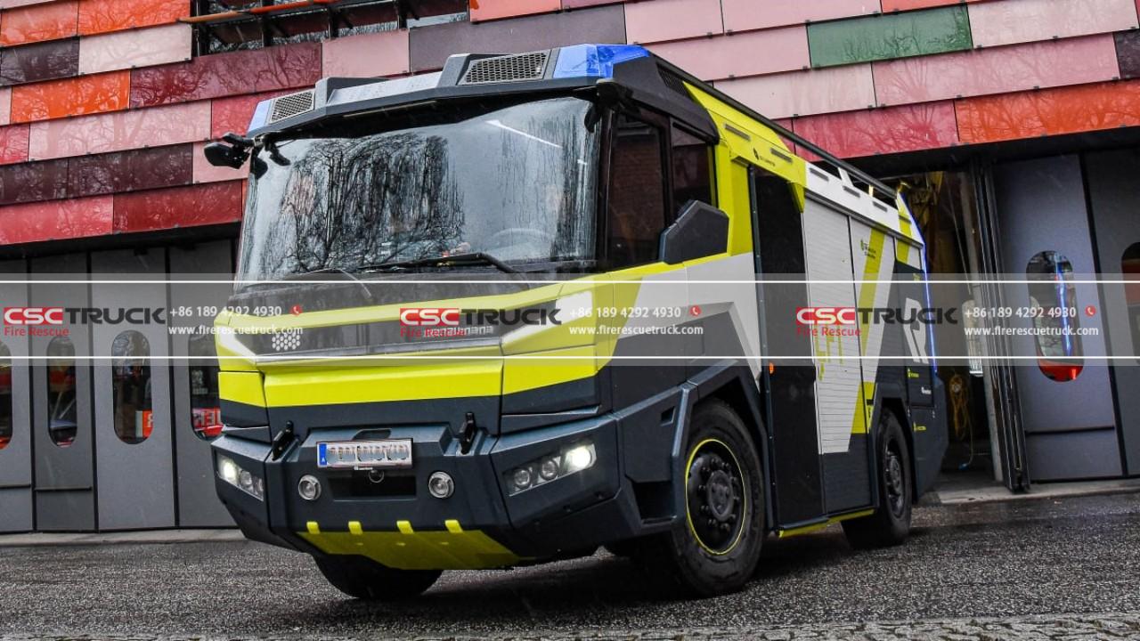 Electric and hybrid fire trucks
