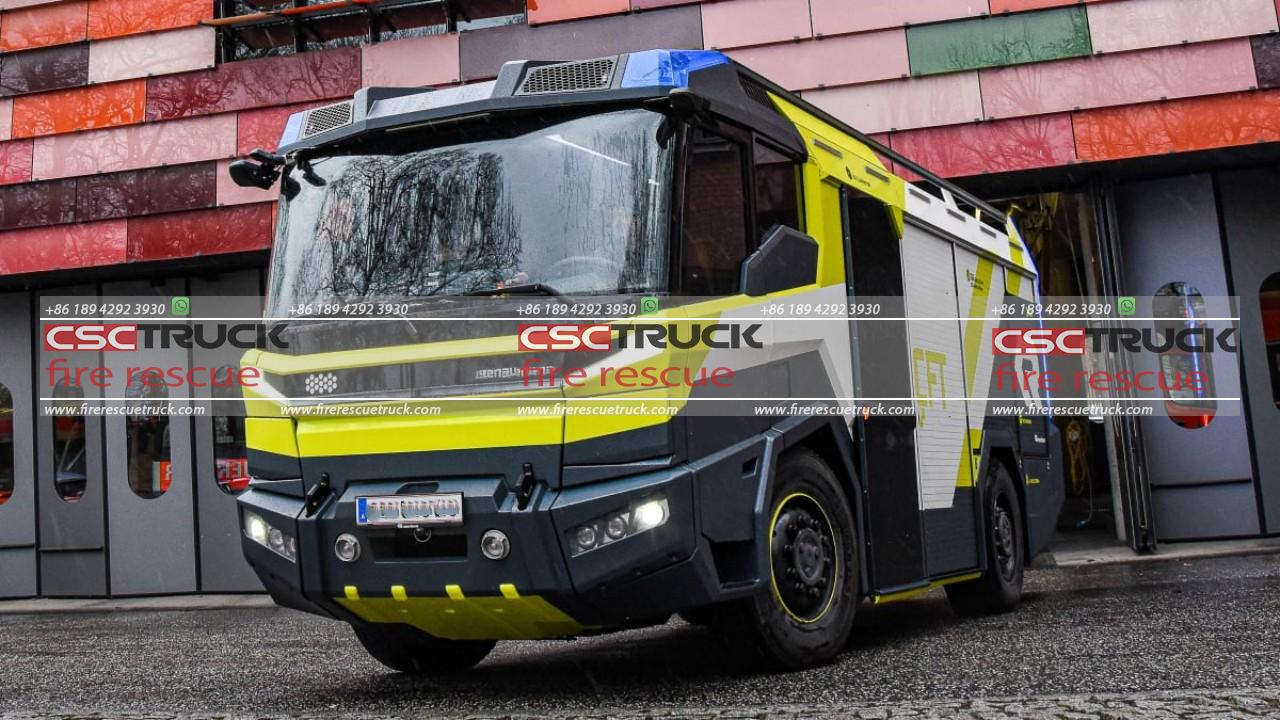 Electric and hybrid fire trucks