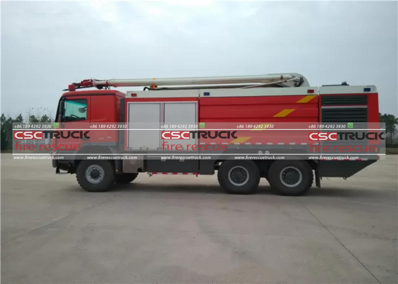 6X6 Airport Rescue Fire Fighting Truck