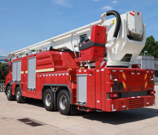 VOLVO 50m Water Tower Fire Truck (4)