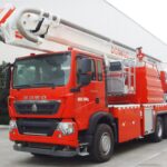 Sky Guardians: Unleashing the Power of the Aerial Fire Truck 32M Aerial Platform Fire Truck 1