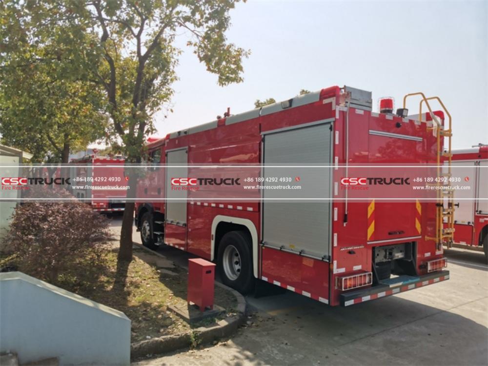 6 Wheelers 8000 Liters Water Fire Truck (4)