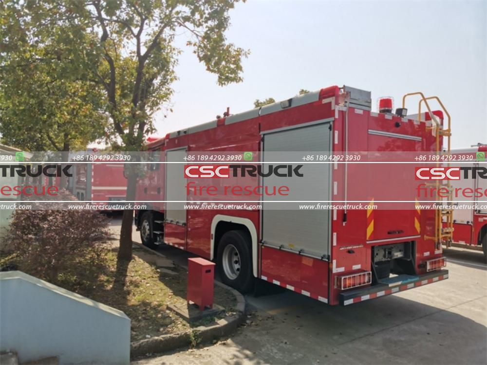 6 Wheelers 8000 Liters Water Fire Truck (4)