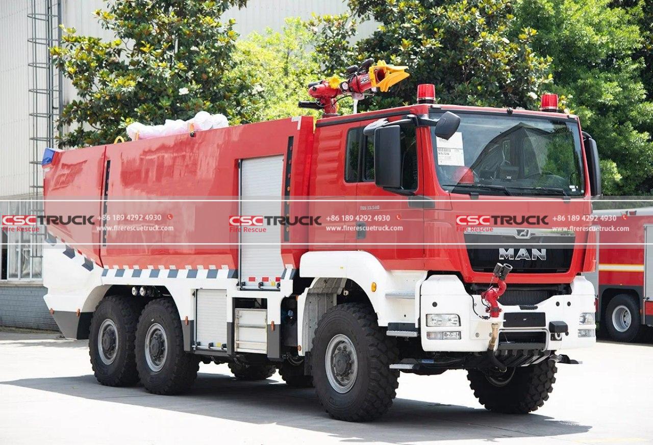 Airport Rescue Fire Fighting Truck