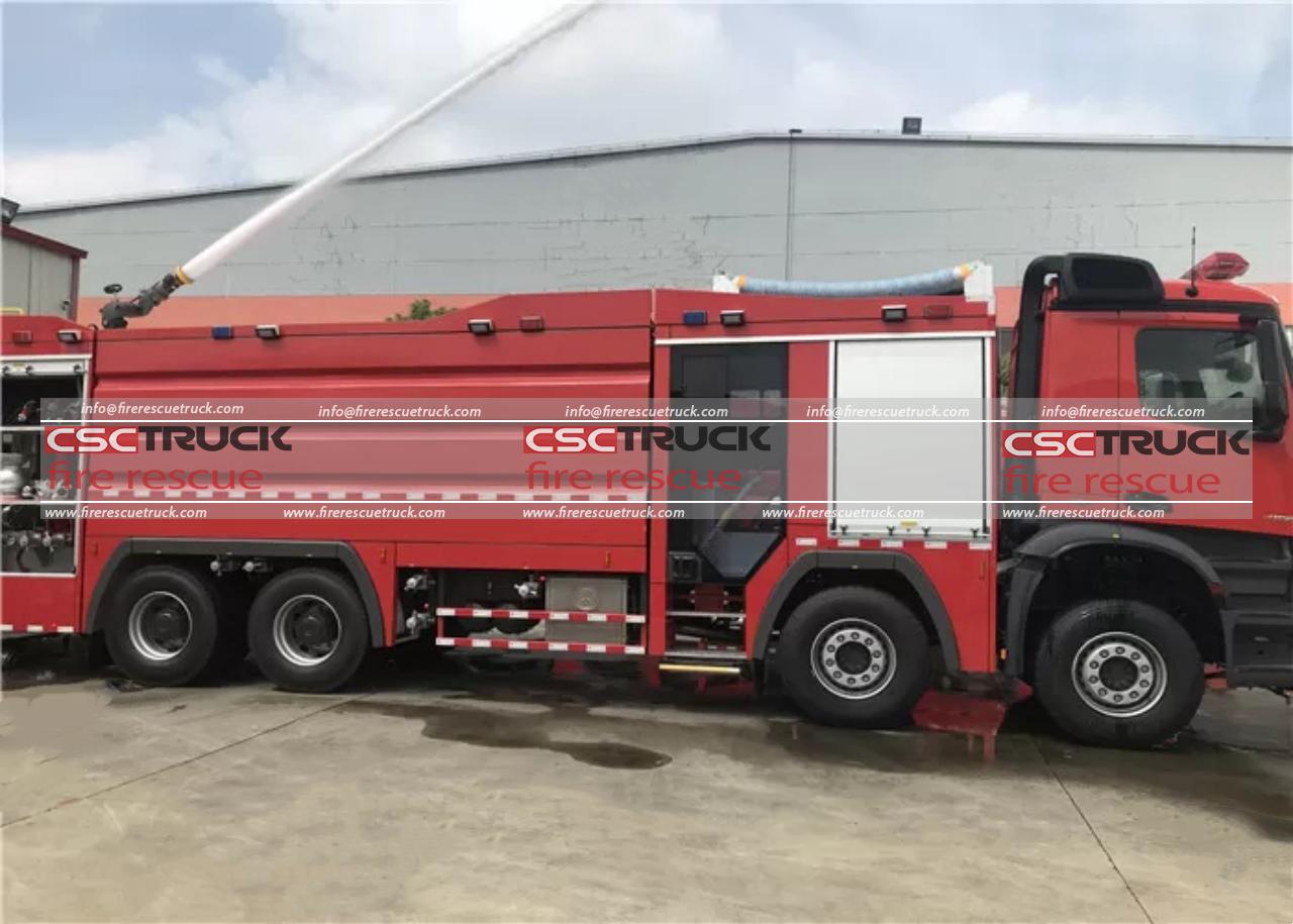 Benz 10000 Liters Water Foam Fire Truck (2) Benz 10000 Liters Water Foam Fire Truck (2)