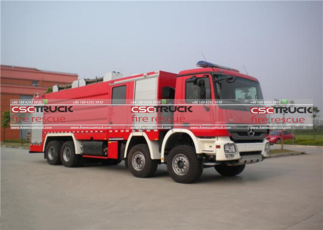 Benz 12 Wheelers Pumper Fire Truck