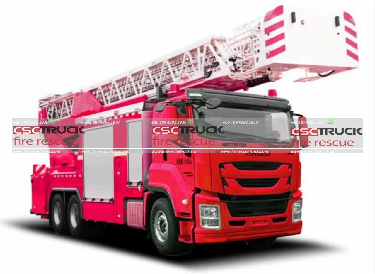 isuzu 54m aerial ladder fire truck