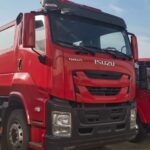 Water Bowser Fleet Lands in Sub-Saharan Africa, Aiding Rural Fire Suppression ISUZU GIGA 17000L Water Bowser