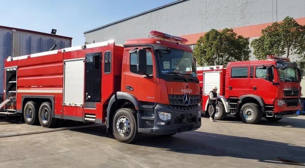 Mercedes Benz 10000 Liters Water Fire Fighting Truck (2) Mercedes Benz 10000 Liters Water Fire Fighting Truck (2)