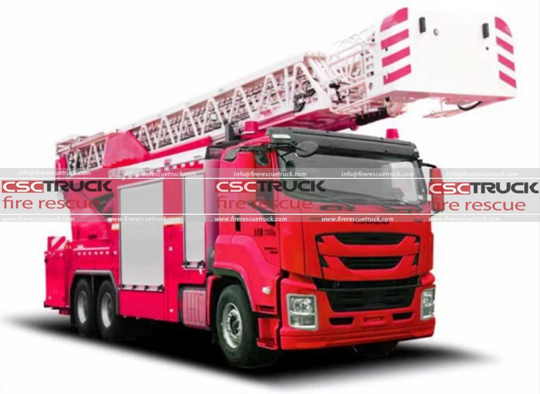 isuzu 54m aerial ladder fire truck