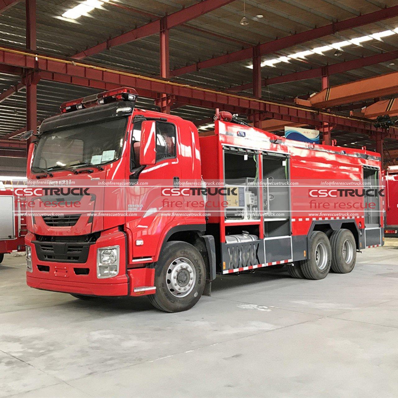 ISUZU GIGA 14000 Liters Water Foam Fire Truck (2)