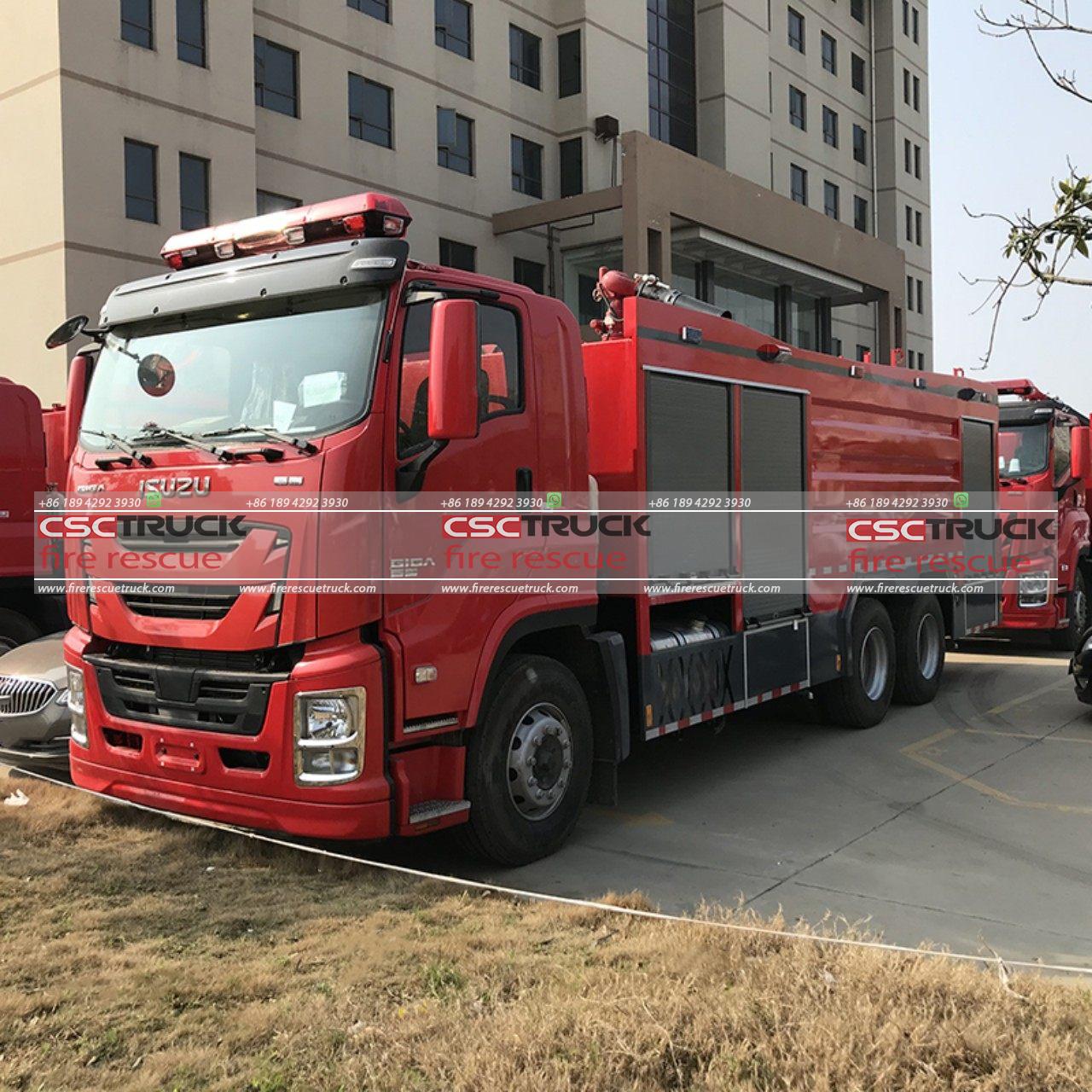 ISUZU GIGA 14000 Liters Water Foam Fire Truck (3) ISUZU GIGA 14000 Liters Water Foam Fire Truck (3)