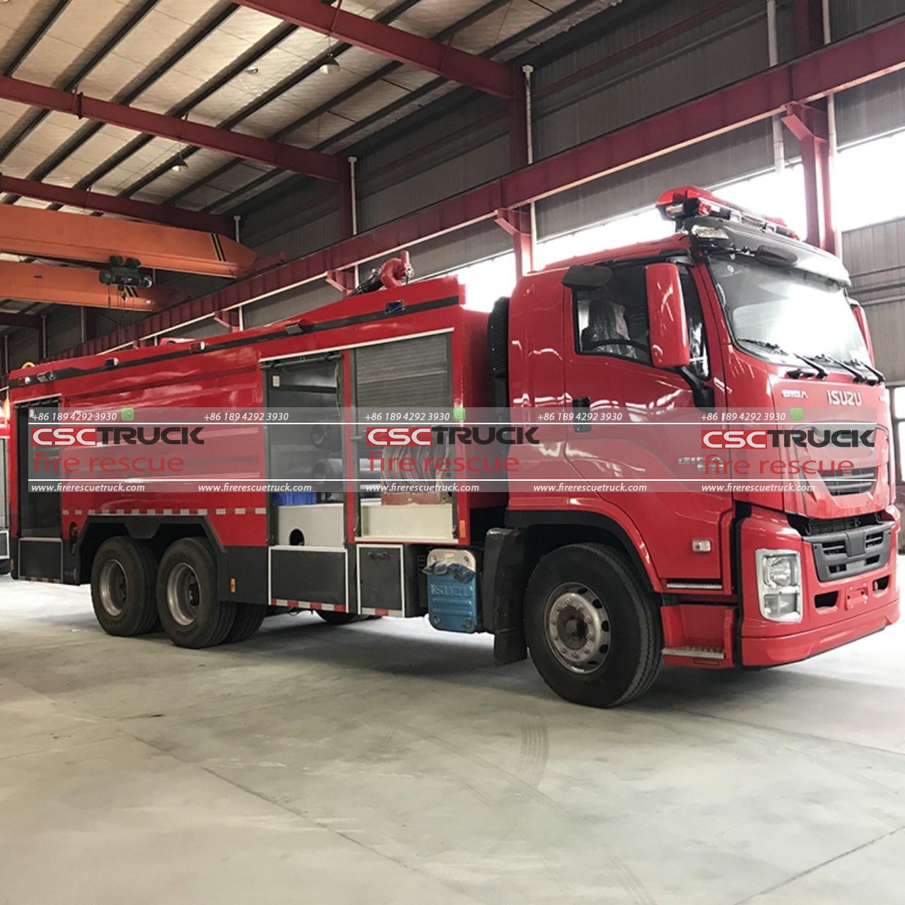 ISUZU GIGA 14000 Liters Water Foam Fire Truck (5) ISUZU GIGA 14000 Liters Water Foam Fire Truck (5)