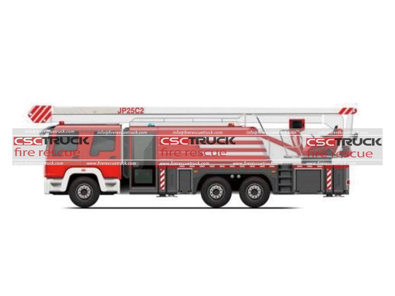 HOWO 11Ton Water and Foam Tower Fire Truck HOWO 11Ton Water and Foam Tower Fire Truck