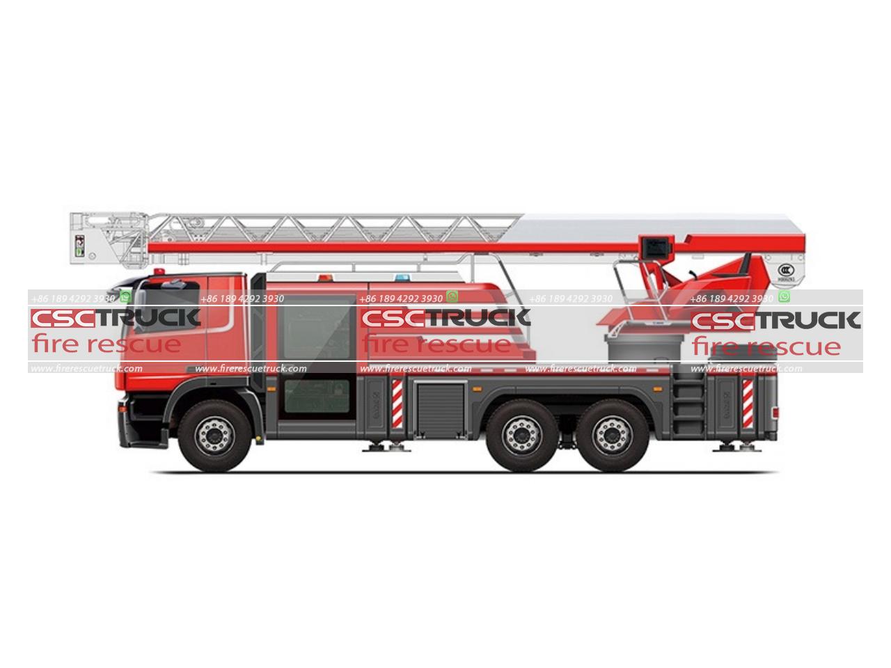 HOWO 32M Aerial Ladder Fire Truck HOWO 32M Aerial Ladder Fire Truck