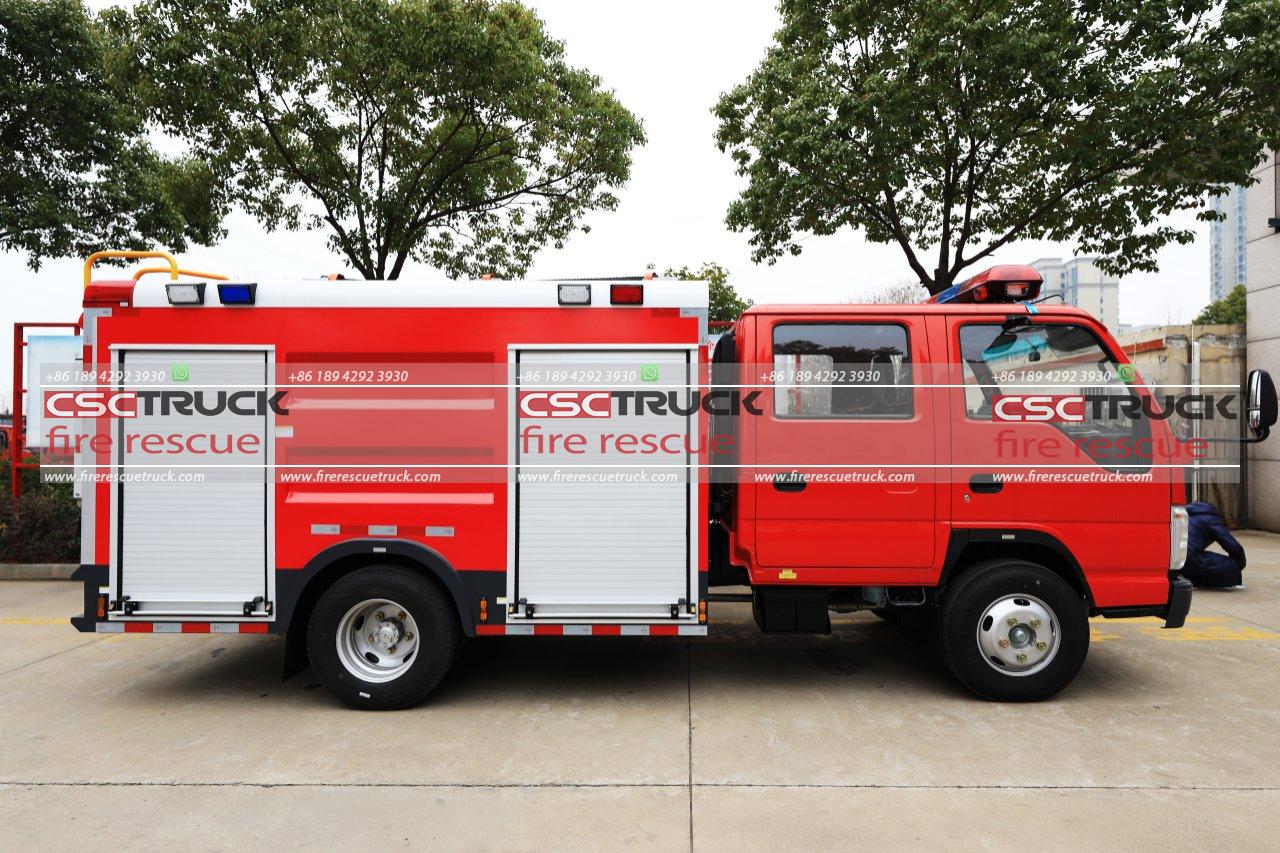 ISUZU 1300 Liters Water Foam Fire Truck