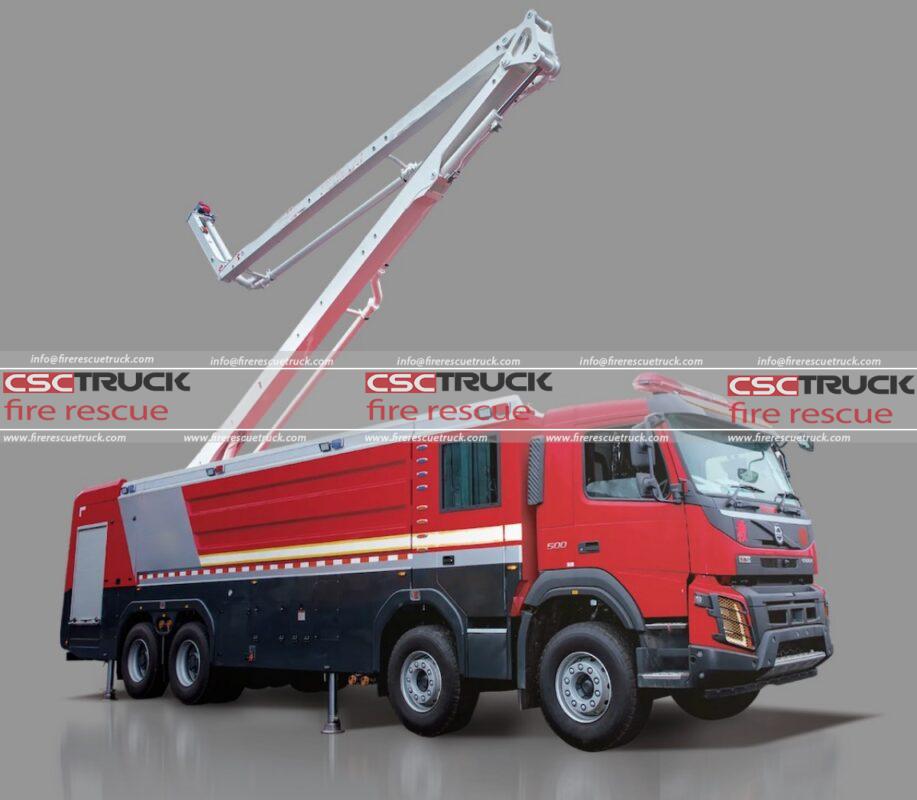 VOLVO 50m Water Tower Fire Truck (3)