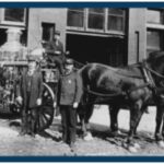 horse fire truck