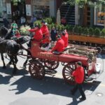 Who Invented the First Fire Truck? horse fire truck (2)