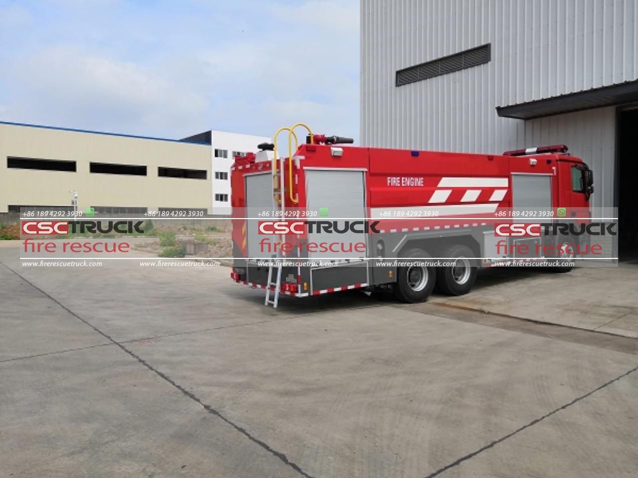 Benz 16 CBM Water Fire Truck (5) Benz 16 CBM Water Fire Truck (5)