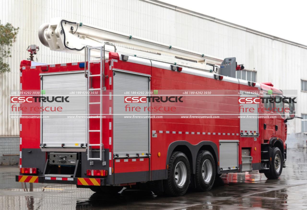 HOWO 20M Water Foam Tower Fire Truck (3) HOWO 20M Water Foam Tower Fire Truck (3)