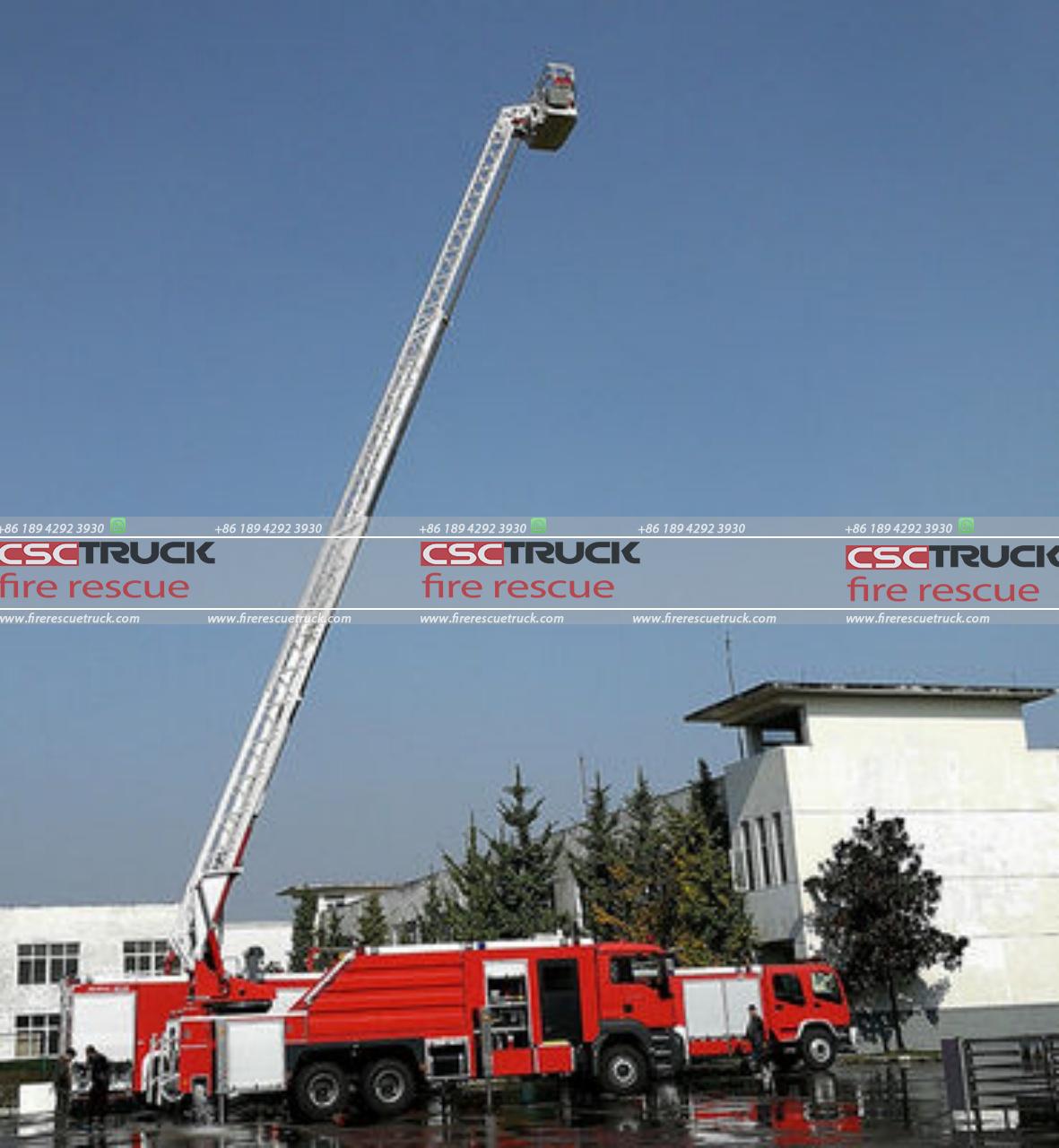 HOWO 32M Aerial Ladder Fire Fighting Truck (3) HOWO 32M Aerial Ladder Fire Fighting Truck (3)