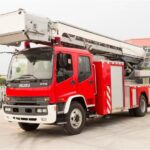How Does a Fire Ladder Work? ISUZU 30M Ladder Fire Truck