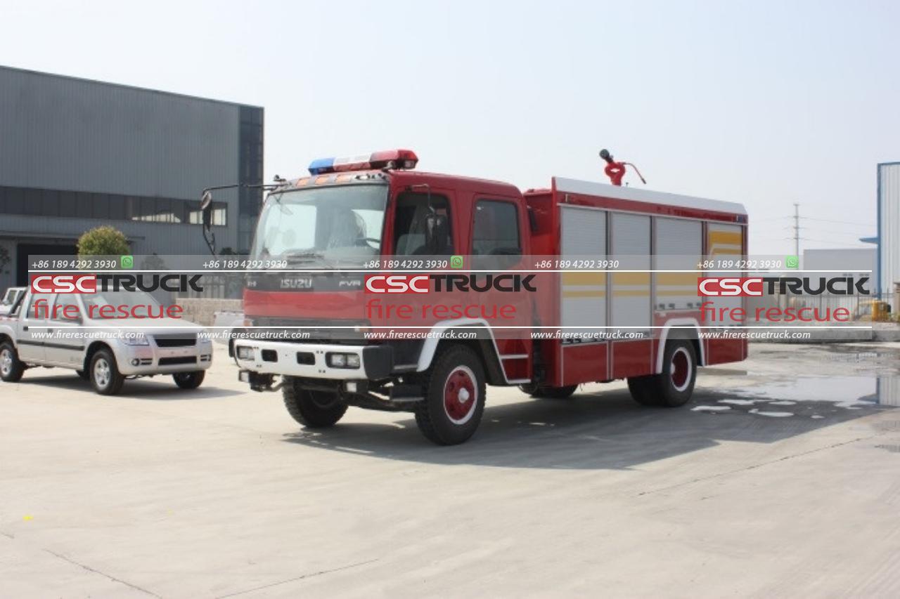 ISUZU FVR 6CBM Foam Fire Truck (2)