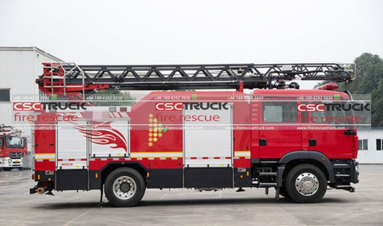 SITRAK 18M Aerial Ladder Fire Truck (3) SITRAK 18M Aerial Ladder Fire Truck (3)