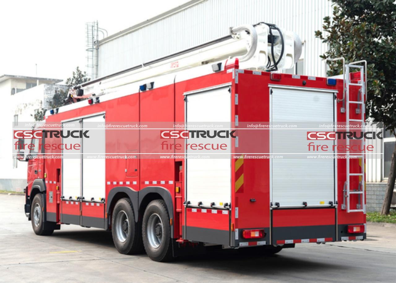Volvo 25M Water-Foam-Powder Tower Fire Truck (4) Volvo 25M Water-Foam-Powder Tower Fire Truck (4)