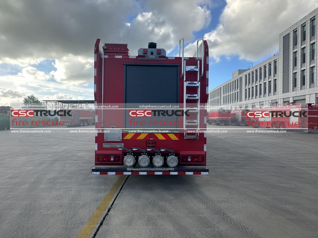 HOWO 15000 Liters Water Foam Fire Engine (5) HOWO 15000 Liters Water Foam Fire Engine (5)