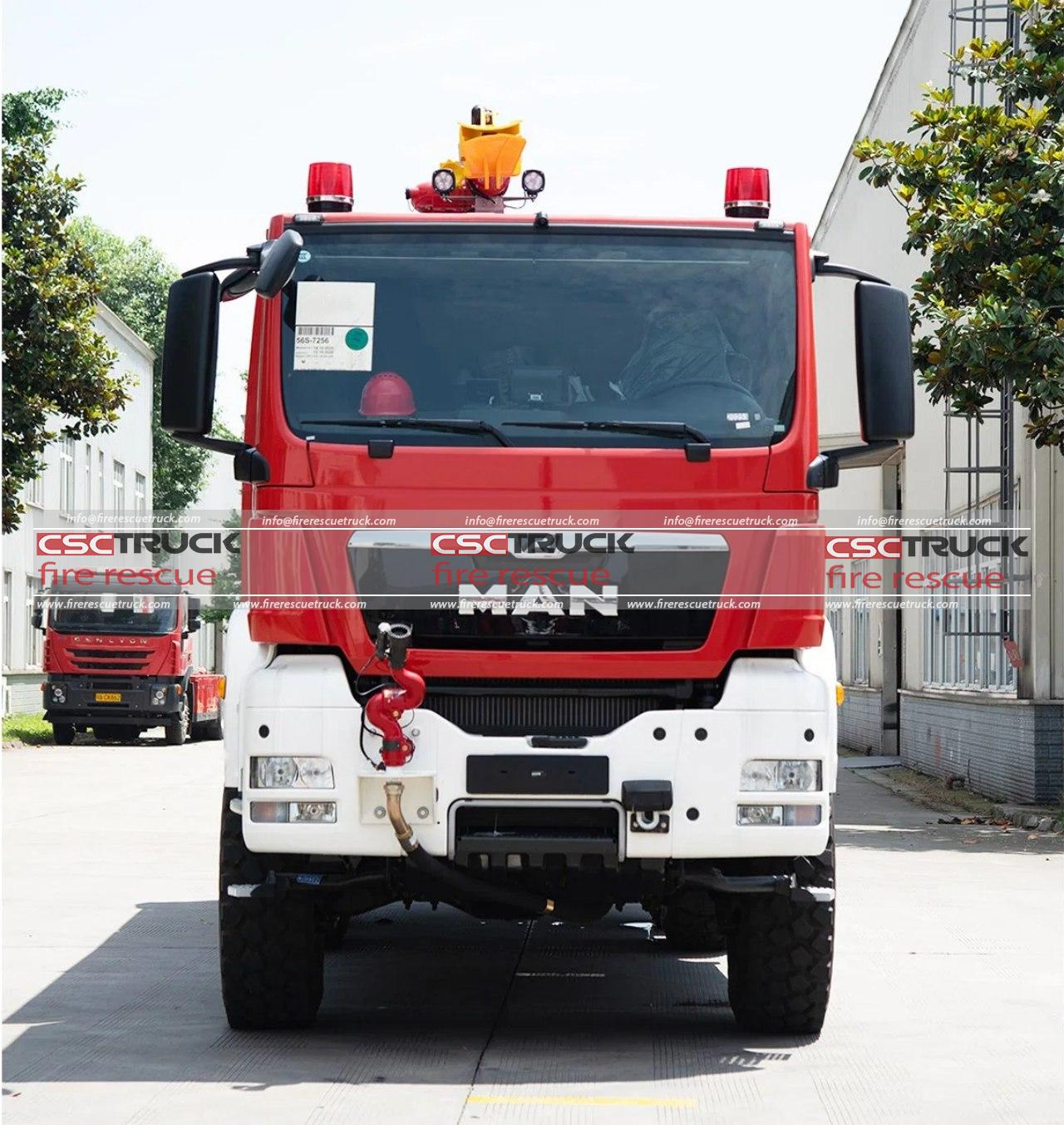 Fire Air Rescue System Airport Rescue Fire Fighting Truck Deployed in Qatar for Aviation ...