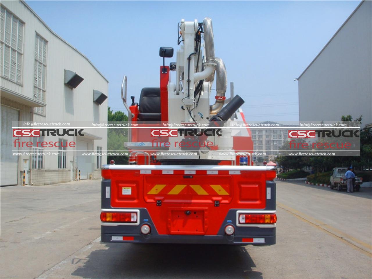 HOWO 25M Water Foam Tower Fire truck (6) HOWO 25M Water Foam Tower Fire truck (6)