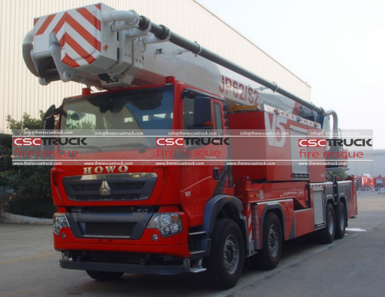 HOWO 62M Tower Fire Truck