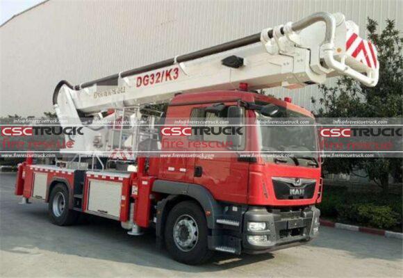 Platform Fire Engine MAN 32M Aerial Platform Fire Truck - Fire Rescue Truck