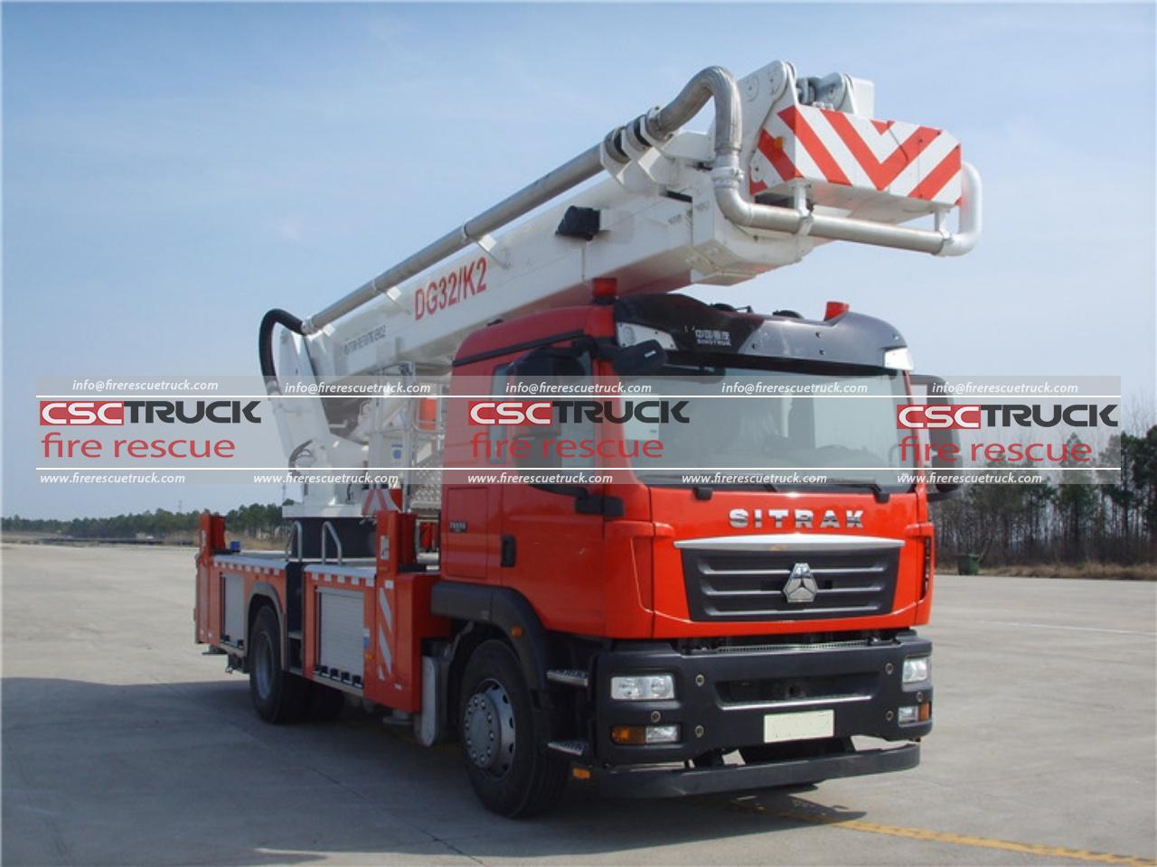 SITRAK 32M Small Aerial Platform Fire Truck (2) SITRAK 32M Small Aerial Platform Fire Truck (2)
