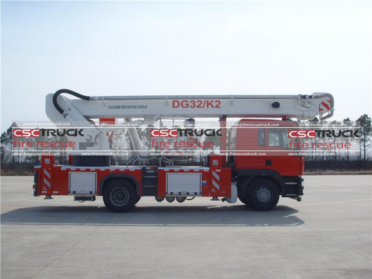 SITRAK 32M Small Aerial Platform Fire Truck (5) SITRAK 32M Small Aerial Platform Fire Truck (5)