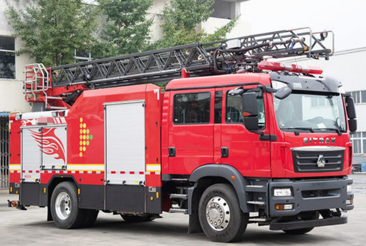 SITRAK 18M Aerial Ladder Fire Truck (2)