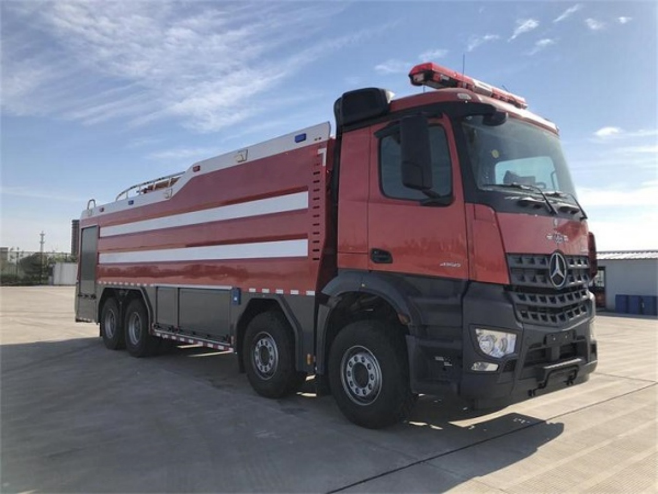 Benz 23 CBM Water Fire Rescue Truck (2)