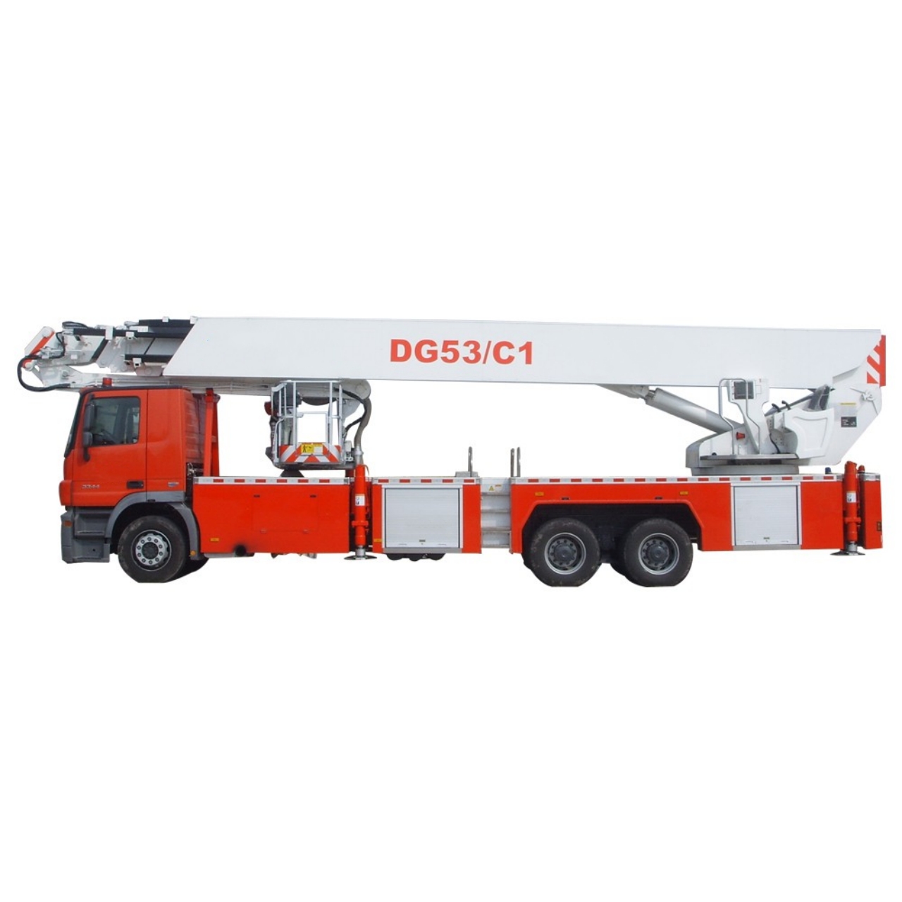 Benz 53M Aerial Platform Fire Truck (2)