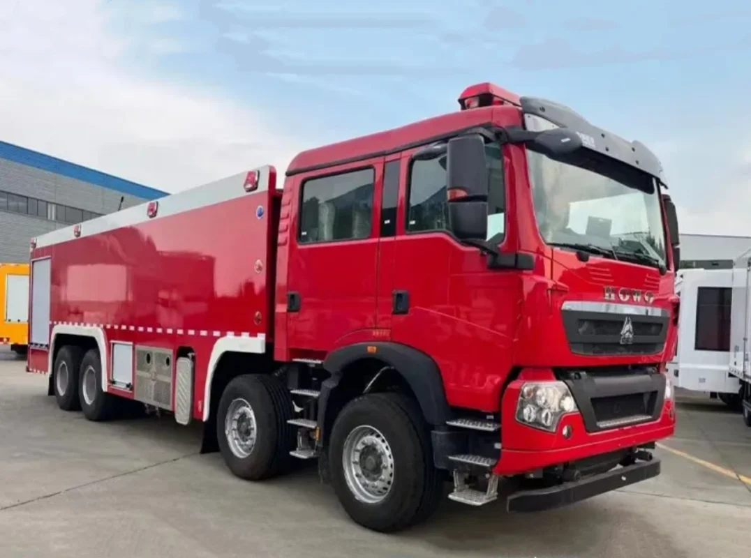 HOWO 25 CBM Pumper Fire Fighting Truck (2)
