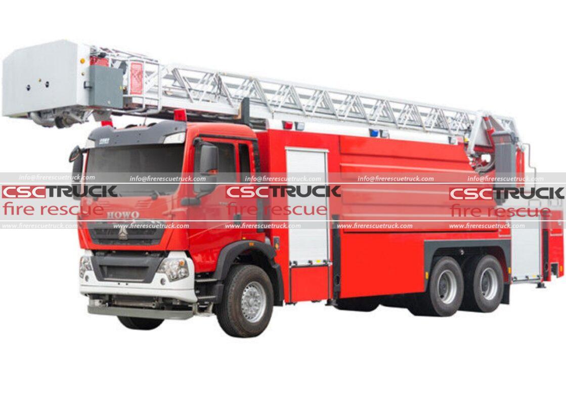 HOWO 32M Aerial Ladder Fire Truck