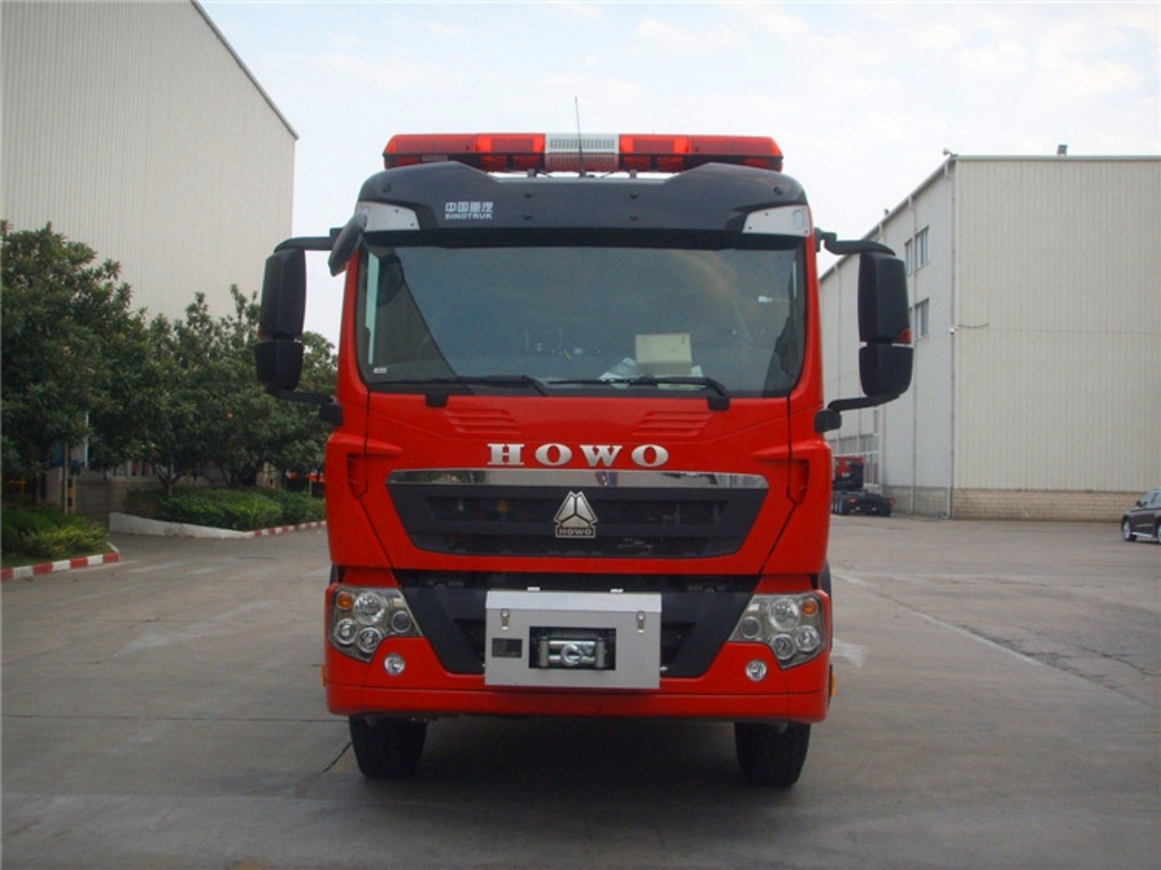 HOWO 5Ton CAFS Fire Truck (4)