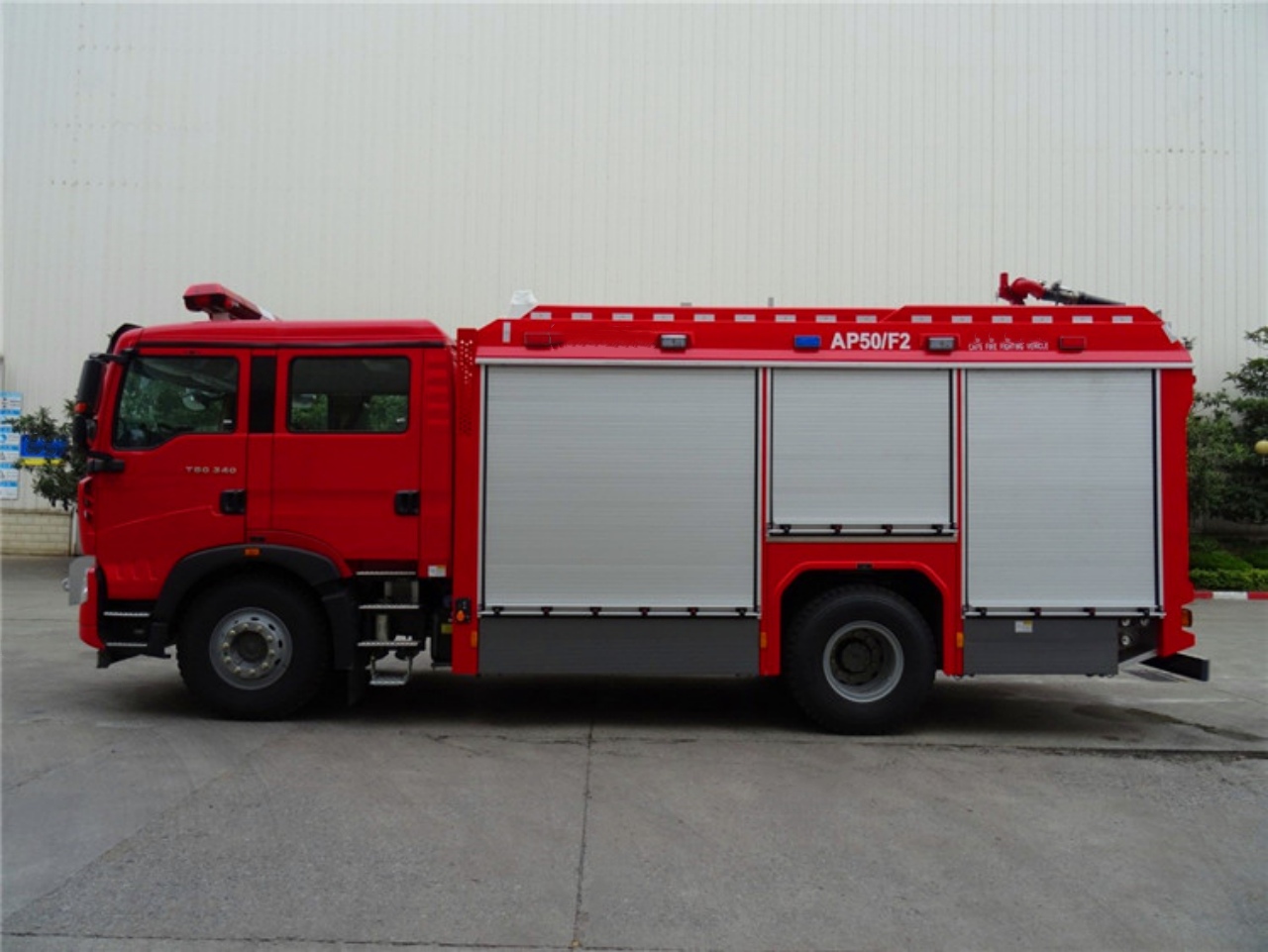 HOWO 5Ton CAFS Fire Truck (6)