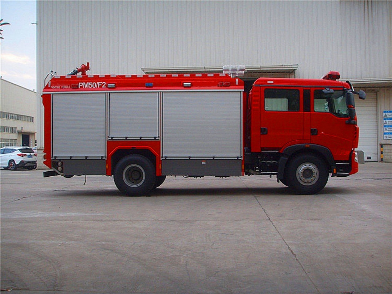 HOWO 5Ton Foam Fire Truck (5)