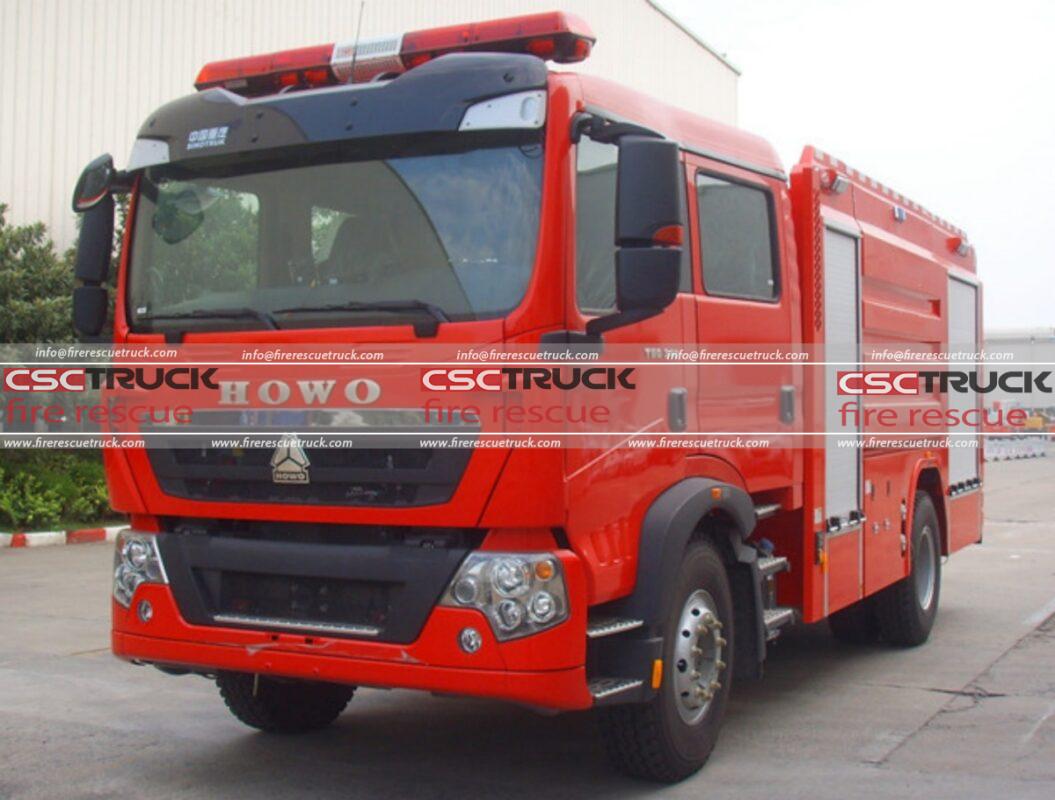 HOWO 8Ton Water Tank Fire Truck