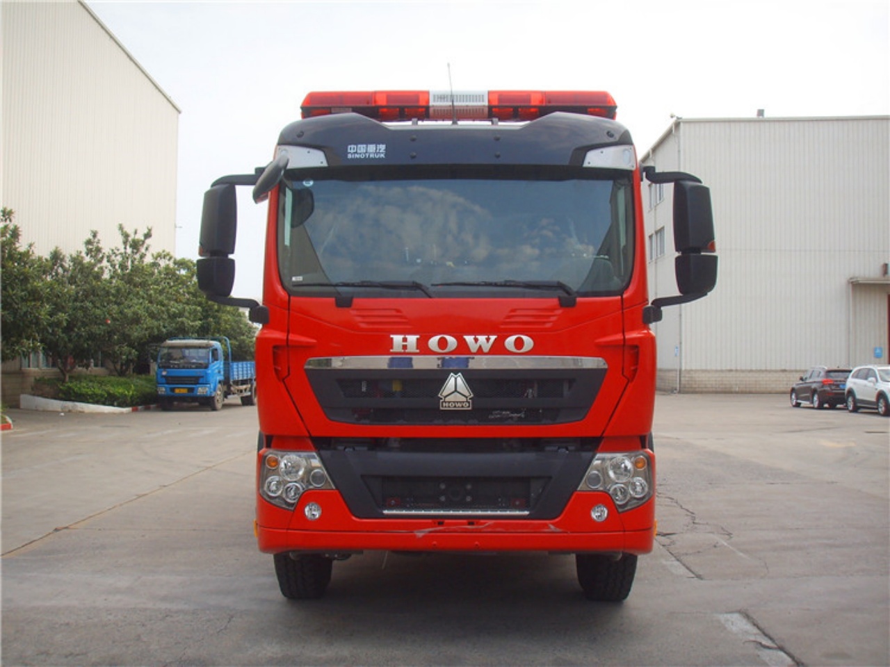 HOWO 8Ton Water Tank Fire Truck (3)