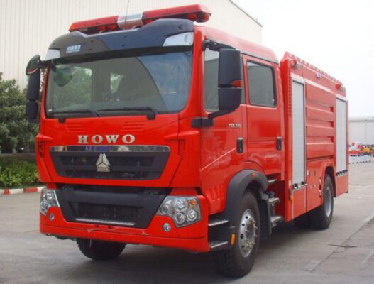 HOWO 8Ton Water Tank Fire Truck